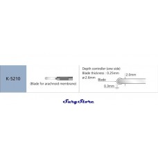 200600521 Нейрохирургическое лезвие для паутинной оболочки, K-5210