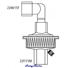 351/5984 Фильтры механические Стеривент мини (STERIVENT MINI) с угловым коннектором