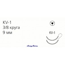 XX5187 SURGIPRO II нерассасывающийся, 75 см, синий, 6-0, с двумя иглами KV-1