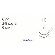 8886470105V VASCUFIL нерассасывающийся, 75 см, синий, 7-0, с двумя иглами CV-1