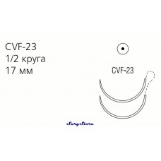 CL219 POLYSORB рассасывающийся, 56-70 , 90 см, фиолетовый, 4-0, с двумя иглами CVF-23