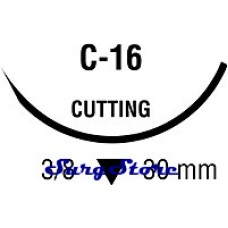 CL977 POLYSORB рассасывающийся, 56-70 , 150 см, неокрашенный, 2-0, с иглой C-16