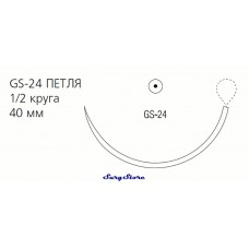 CM767L BIOSYN рассасывающийся, 90-110 , 150 см, фиолетовый, 1, с иглой GS-24