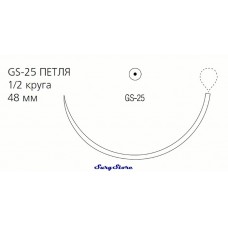 CM776L BIOSYN рассасывающийся, 90-110 , 150 см, фиолетовый, 1, с иглой GS-25