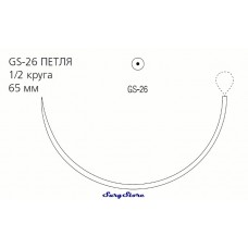 CM779L BIOSYN рассасывающийся, 90-110 , 150 см, фиолетовый, 0, с иглой GS-26
