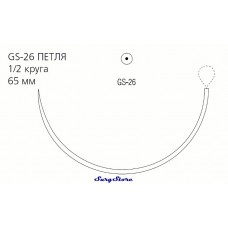 CM780L BIOSYN рассасывающийся, 90-110 , 240 см, фиолетовый, 1, с иглой GS-26