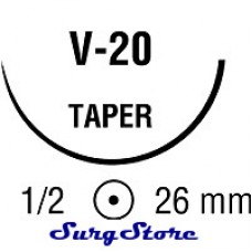 GC121 CAPROSYN рассасывающийся, 56 , 75 см, неокрашенный, 4-0, с иглой V-20