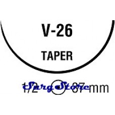 GL126 POLYSORB рассасывающийся, 56-70 , 75 см, фиолетовый, 3-0, с иглой V-26