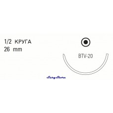 GLT69MG POLYSORB рассасывающийся, 56-70 , 45 см, неокрашенный, 3-0, с иглой BTV-20