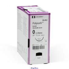 L11 POLYSORB рассасывающийся, 56-70 , 45 см, фиолетовый, 4-0, лигатура