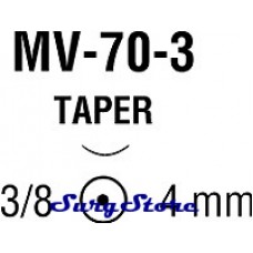 N2510 MONOSOF нерассасывающийся, 13 см, черный, 11-0, с иглой MV-70-3