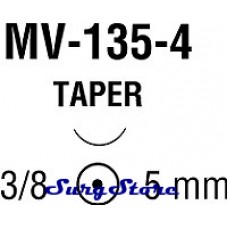 N2543 MONOSOF нерассасывающийся, 13 см, черный, 8-0, с иглой MV-135-4