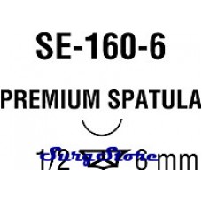 P2756K SURGIPRO нерассасывающийся, 30 см, синий, 10-0, с иглой SE-160-6