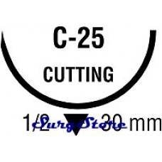 SL622 POLYSORB рассасывающийся, 56-70 , 75 см, фиолетовый, 2-0, с иглой C-25