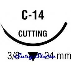 SL694 POLYSORB рассасывающийся, 56-70 , 75 см, фиолетовый, 3-0, с иглой C-14