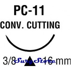 SP1634 SURGIPRO нерассасывающийся, 45 см, синий, 4-0, с иглой PC-11