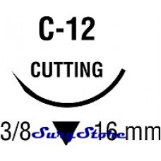 SP631 SURGIPRO нерассасывающийся, 75 см, синий, 4-0, с иглой C-12