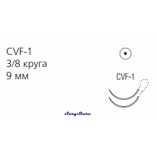 VPF702X SURGIPRO II нерассасывающийся, 60 см, синий, 7-0, с двумя иглами CVF-1