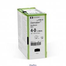 XX5013 DERMALON нерассасывающийся, 40 см, синий, 1, с двумя иглами HOS-16