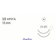 XX5108 SURGIPRO II нерассасывающийся, 75 см, синий, 6-0, с двумя иглами CV-301