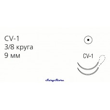 XX5168 SURGIPRO II нерассасывающийся, 75 см, синий, 6-0, с двумя иглами CV-1